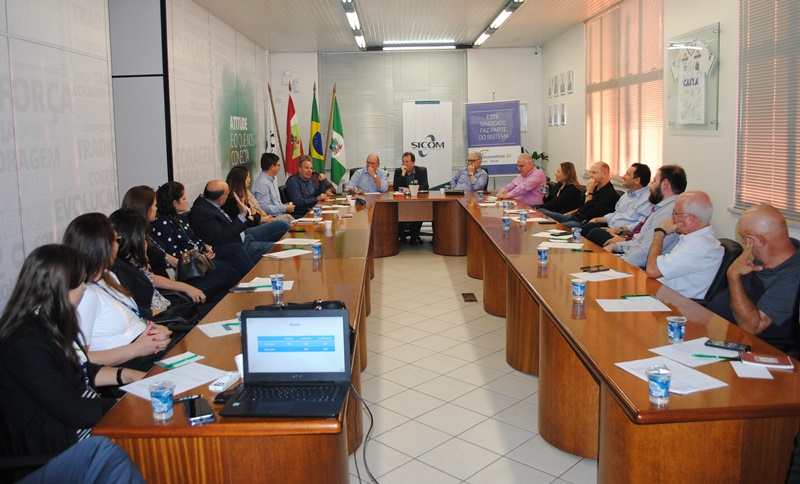 Oeste recebe reunião regional da Fecomércio SC Reunião Fecomércio 28 de novembro 1 - Oeste recebe reunião regional da Fecomércio SC