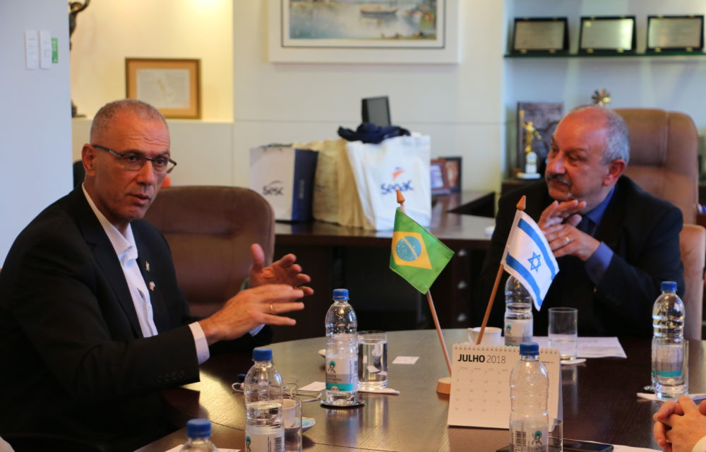 IMG 6038 1000x640 - Diretoria do Sistema Fecom&eacute;rcio SC Sesc|Senac recepciona embaixador de Israel