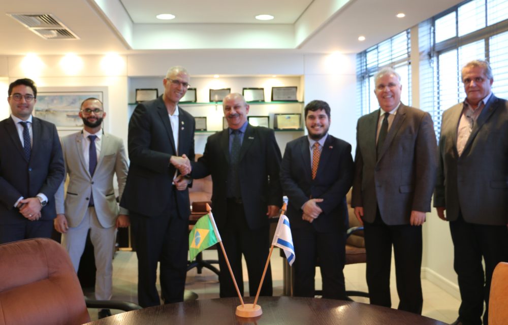IMG 6065 1000x640 - Diretoria do Sistema Fecom&eacute;rcio SC Sesc|Senac recepciona embaixador de Israel