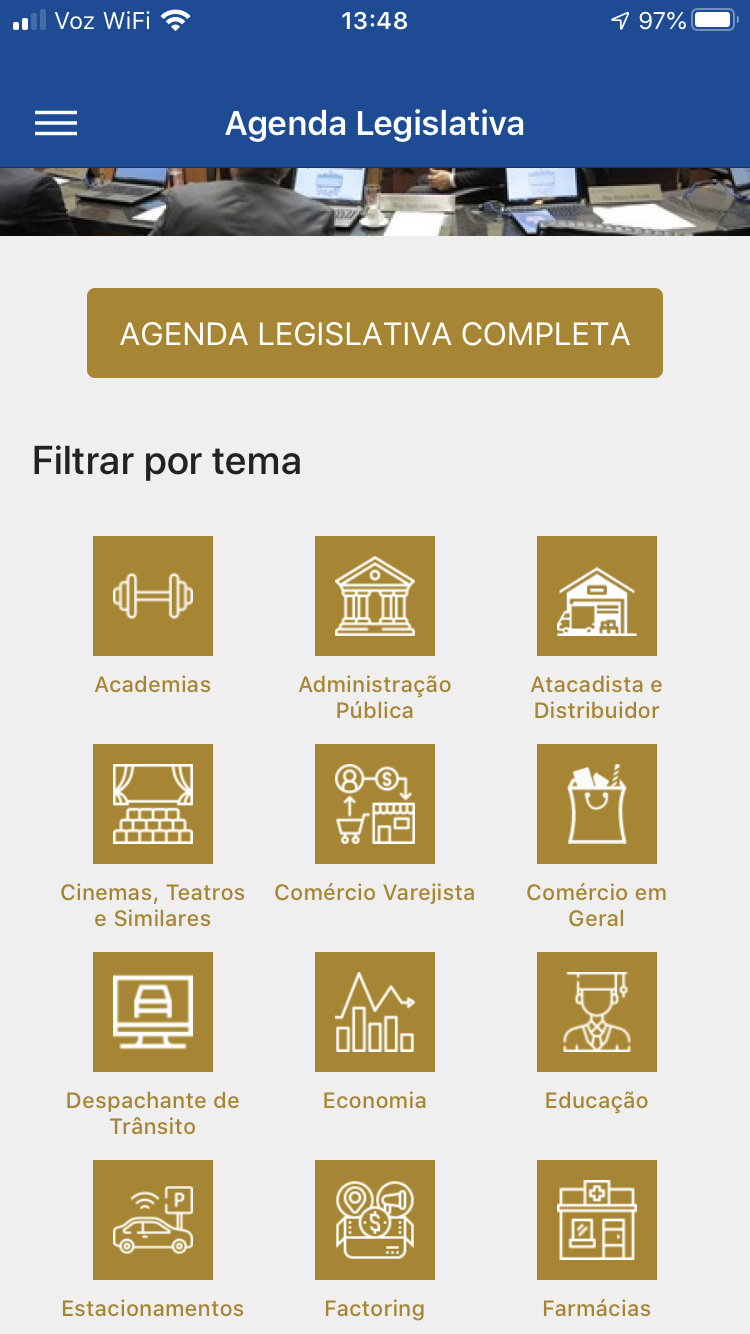 app - App da Fecom&eacute;rcio SC permite acompanhamento de projetos de lei na Alesc