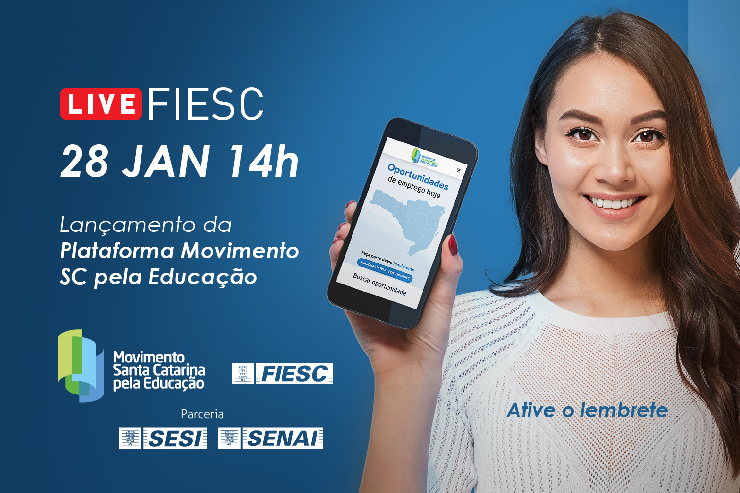 Live MSCE 28 Site 1 - Setor produtivo lan&ccedil;a plataforma que oferece qualifica&ccedil;&atilde;o gratuita e acesso a vagas de emprego
