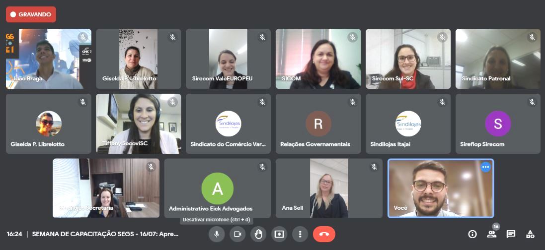 SEGS: Semana de capacitação engaja e qualifica sindicatos filiados a Fecomércio SC WhatsApp Image 2021 07 16 at 16.28.51 - SEGS: Semana de capacitação engaja e qualifica sindicatos filiados a Fecomércio SC