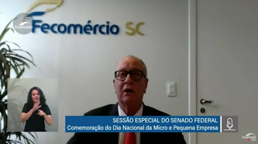Fecomércio SC participa de Sessão Especial do Senado em homenagem às Micro e Pequenas Empresas sessao senado interna - Fecomércio SC participa de Sessão Especial do Senado em homenagem às Micro e Pequenas Empresas