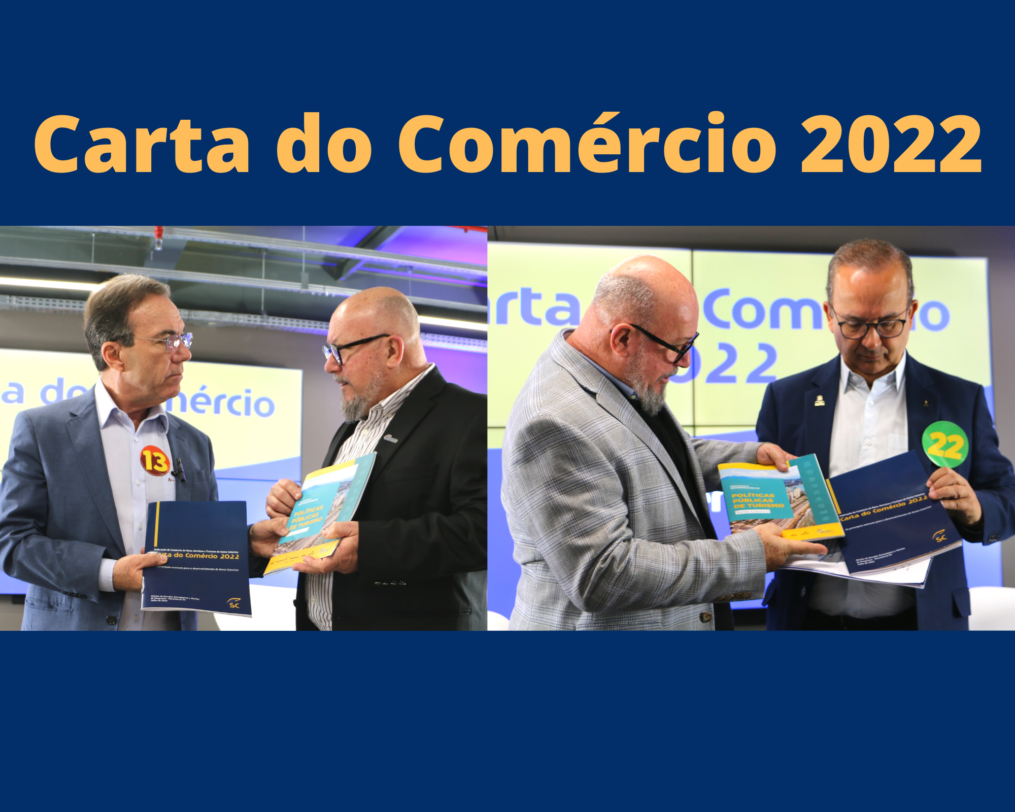 Carta do Comércio 2022: assista às entrevistas com Décio Lima e Jorginho Mello, candidatos no segundo turno em SC Carta do Comercio 2022 - Carta do Comércio 2022: assista às entrevistas com Décio Lima e Jorginho Mello, candidatos no segundo turno em SC