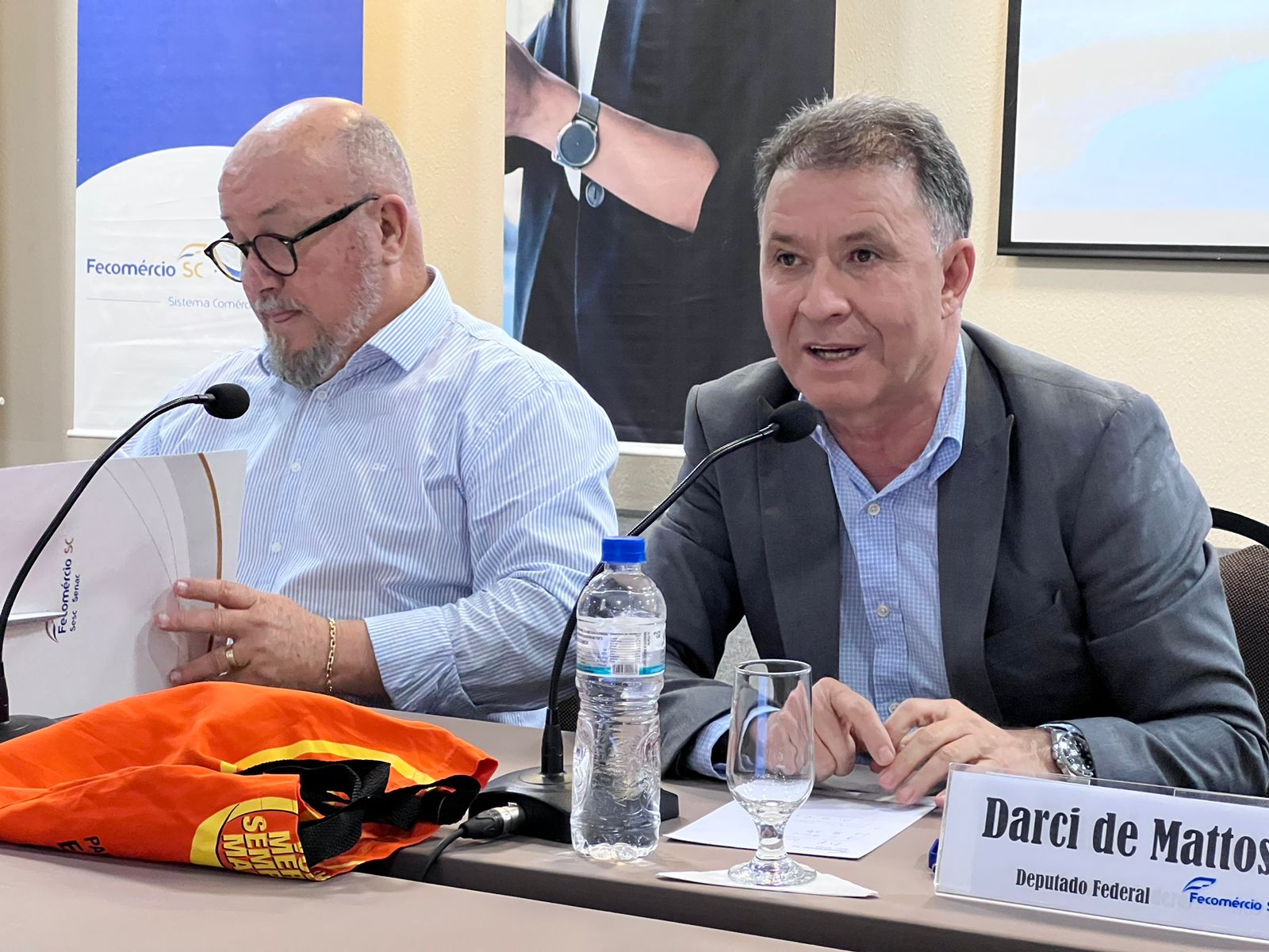 Deputado Federal Darci de Matos participa de reunião de conselho da Fecomércio WhatsApp Image 2023 10 30 at 16.24.49 - Deputado Federal Darci de Matos participa de reunião de conselho da Fecomércio